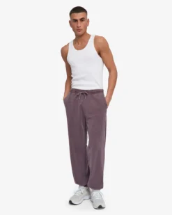 Organic Relaxed Sweatpants - Faded Grape