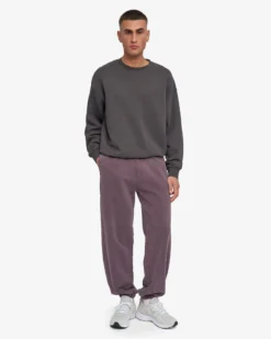 Organic Relaxed Sweatpants - Faded Grape