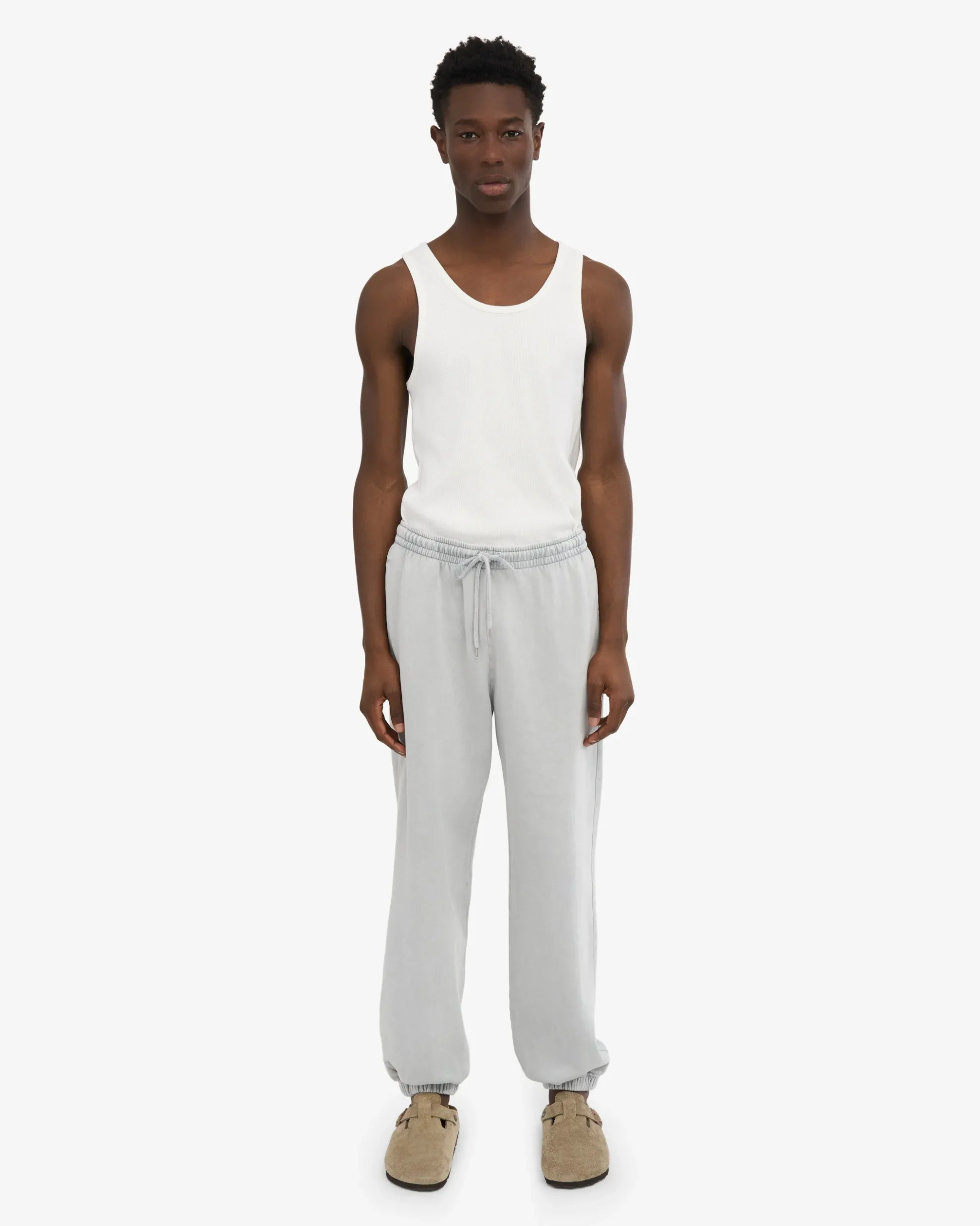 Organic Relaxed Sweatpants - Faded Grey