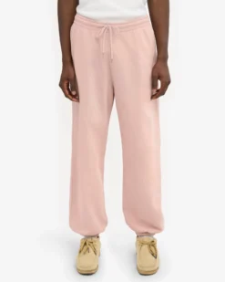 Organic Relaxed Sweatpants - Faded Pink