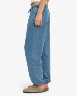 Organic Relaxed Sweatpants - Faded Indigo