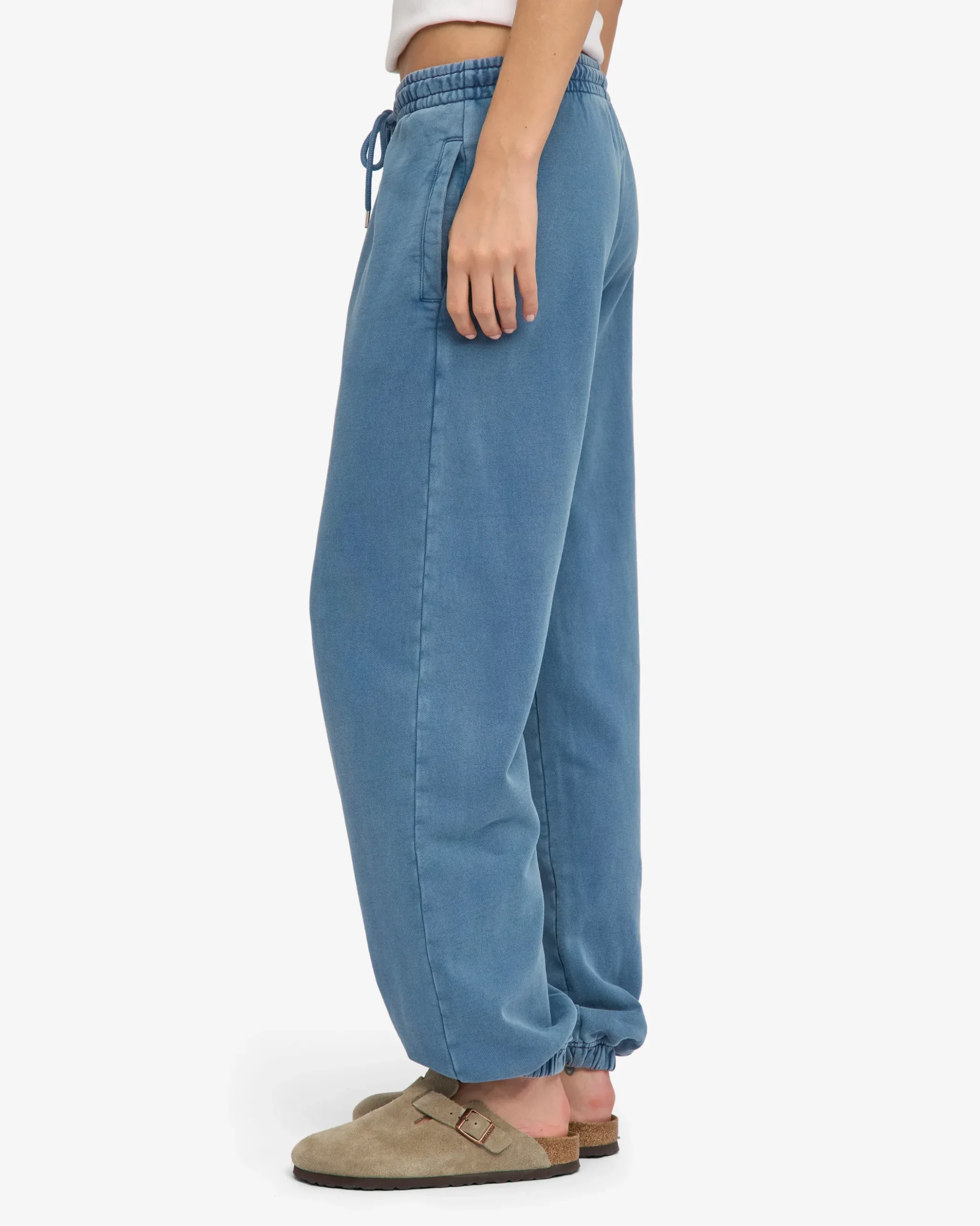 Organic Relaxed Sweatpants - Faded Indigo