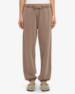 Organic Relaxed Sweatpants - Faded Khaki