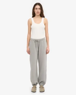 Organic Relaxed Sweatpants - Heather Grey