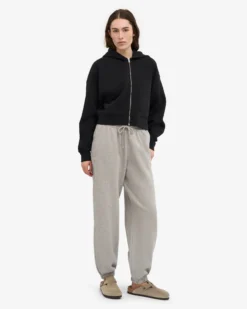 Organic Relaxed Sweatpants - Heather Grey