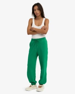 Organic Relaxed Sweatpants - Kelly Green