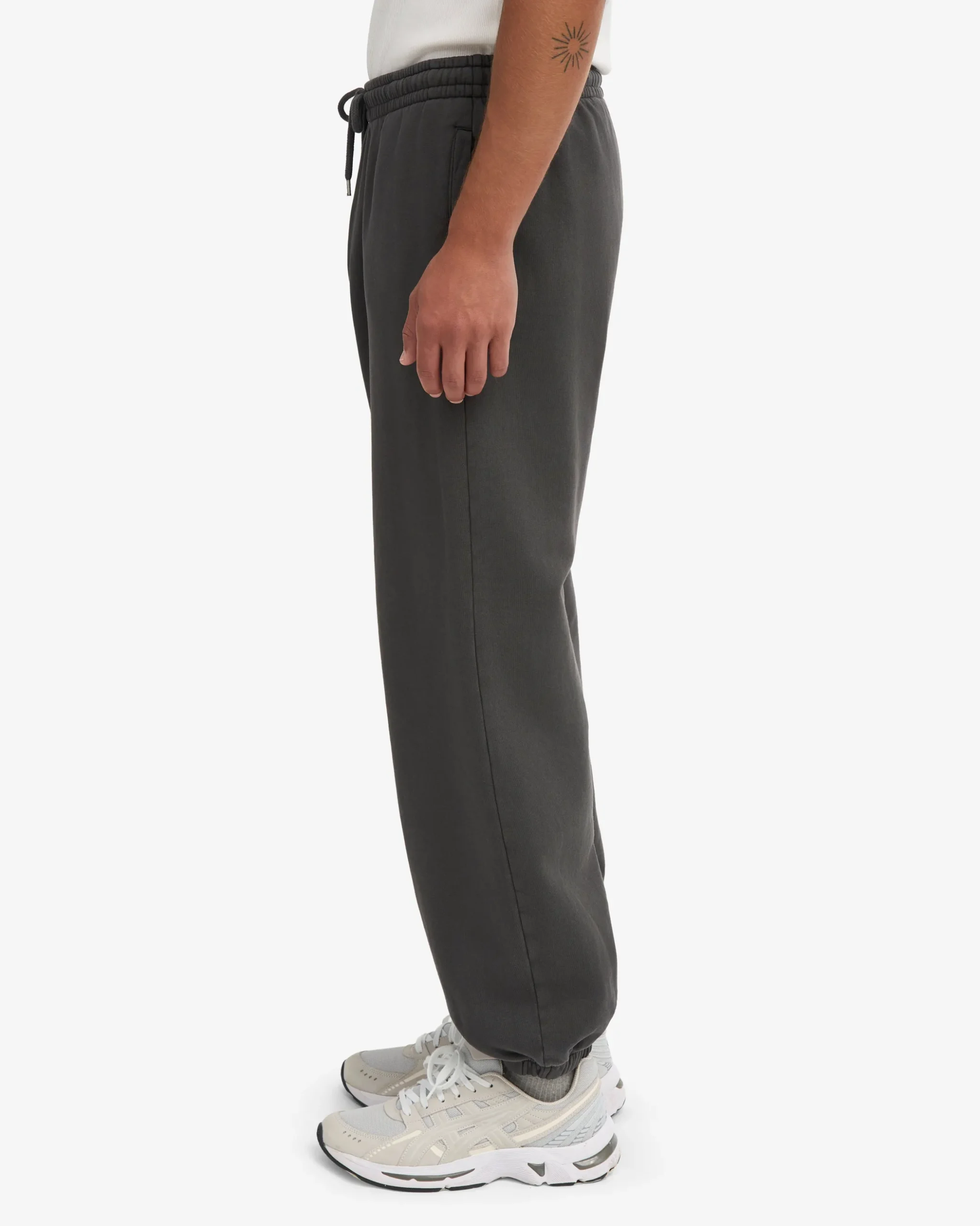 Organic Relaxed Sweatpants - Lava Grey