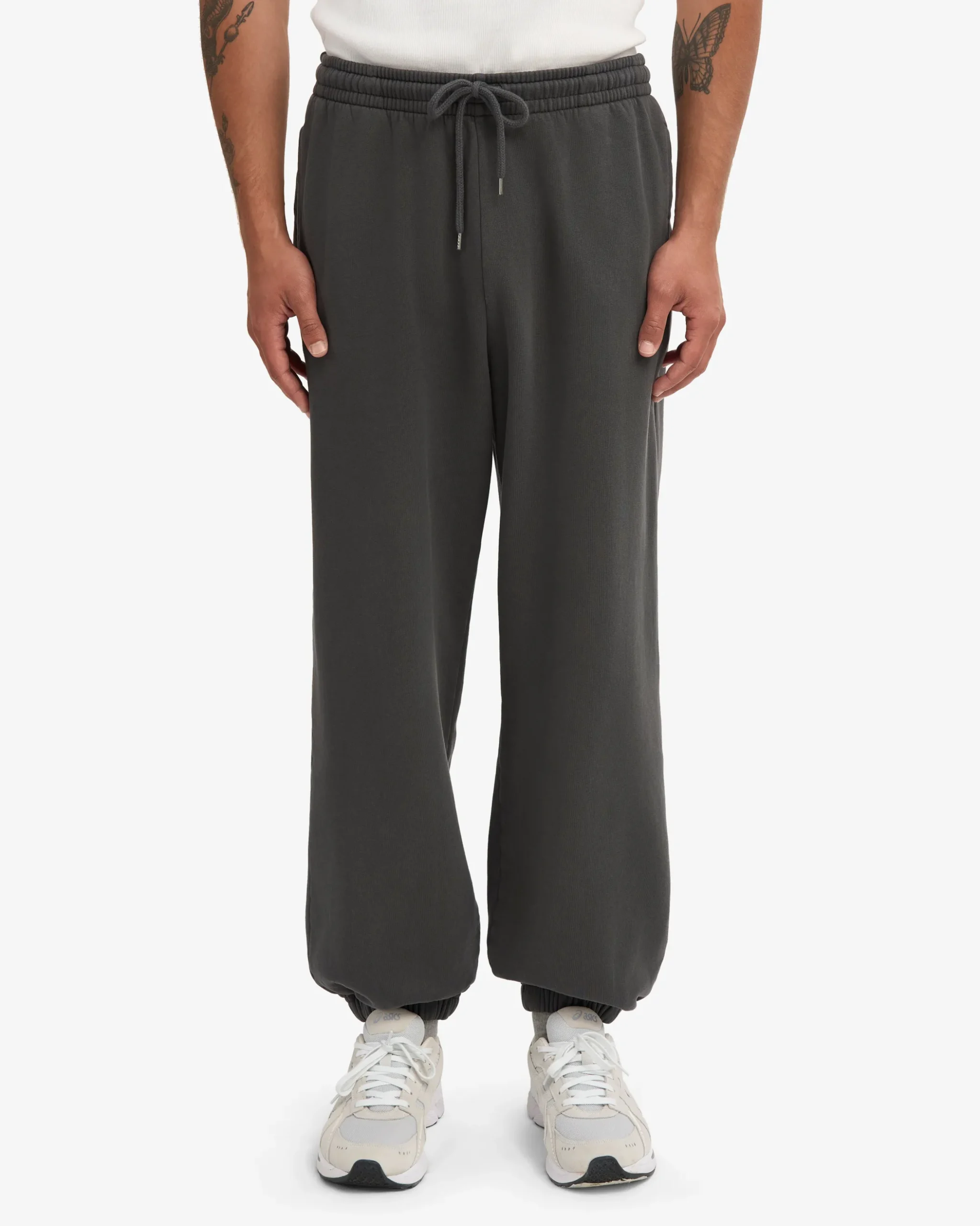 Organic Relaxed Sweatpants - Lava Grey