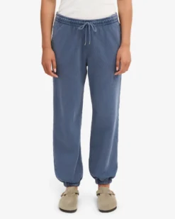 Organic Relaxed Sweatpants - Neptune Blue