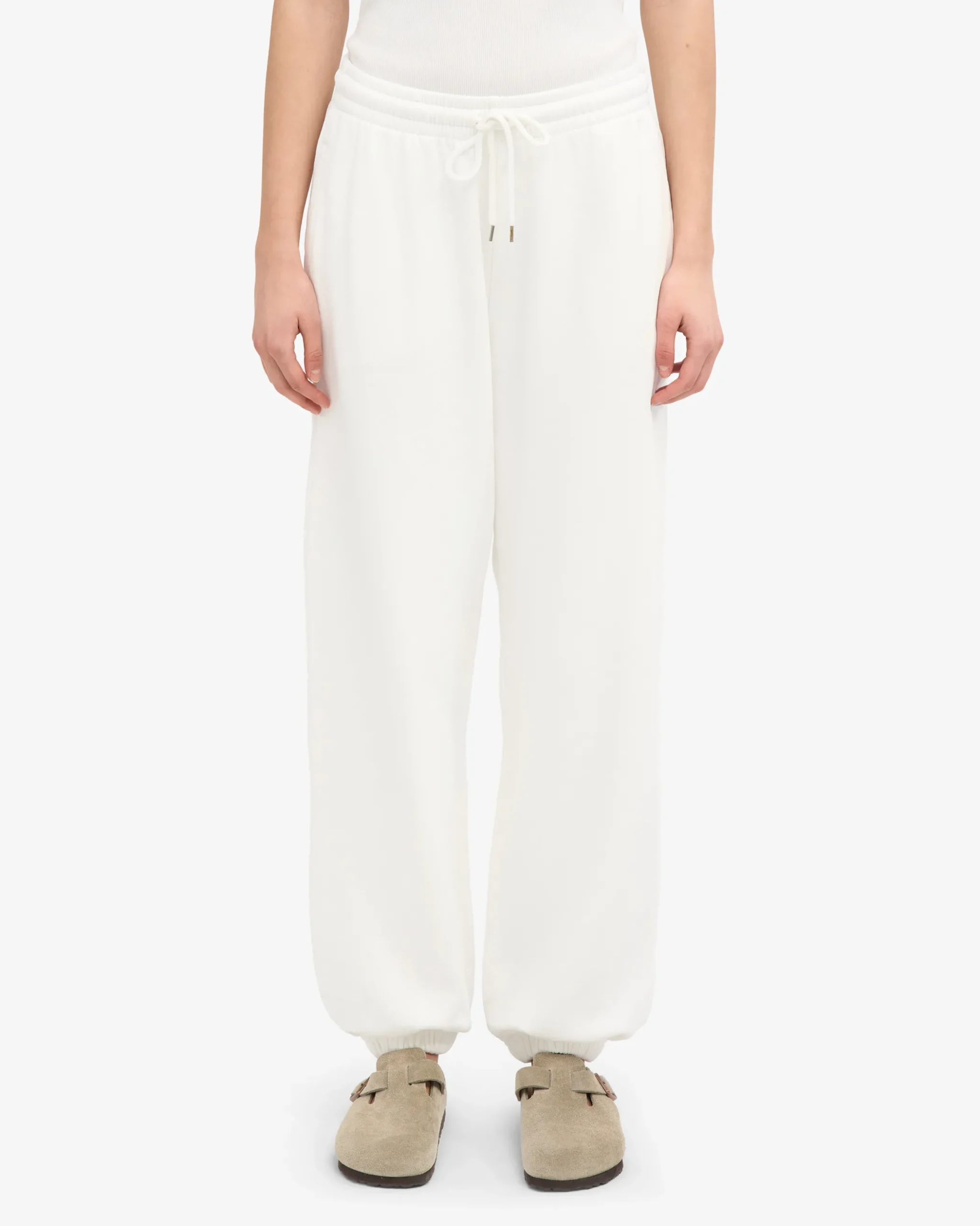 Organic Relaxed Sweatpants - Optical White