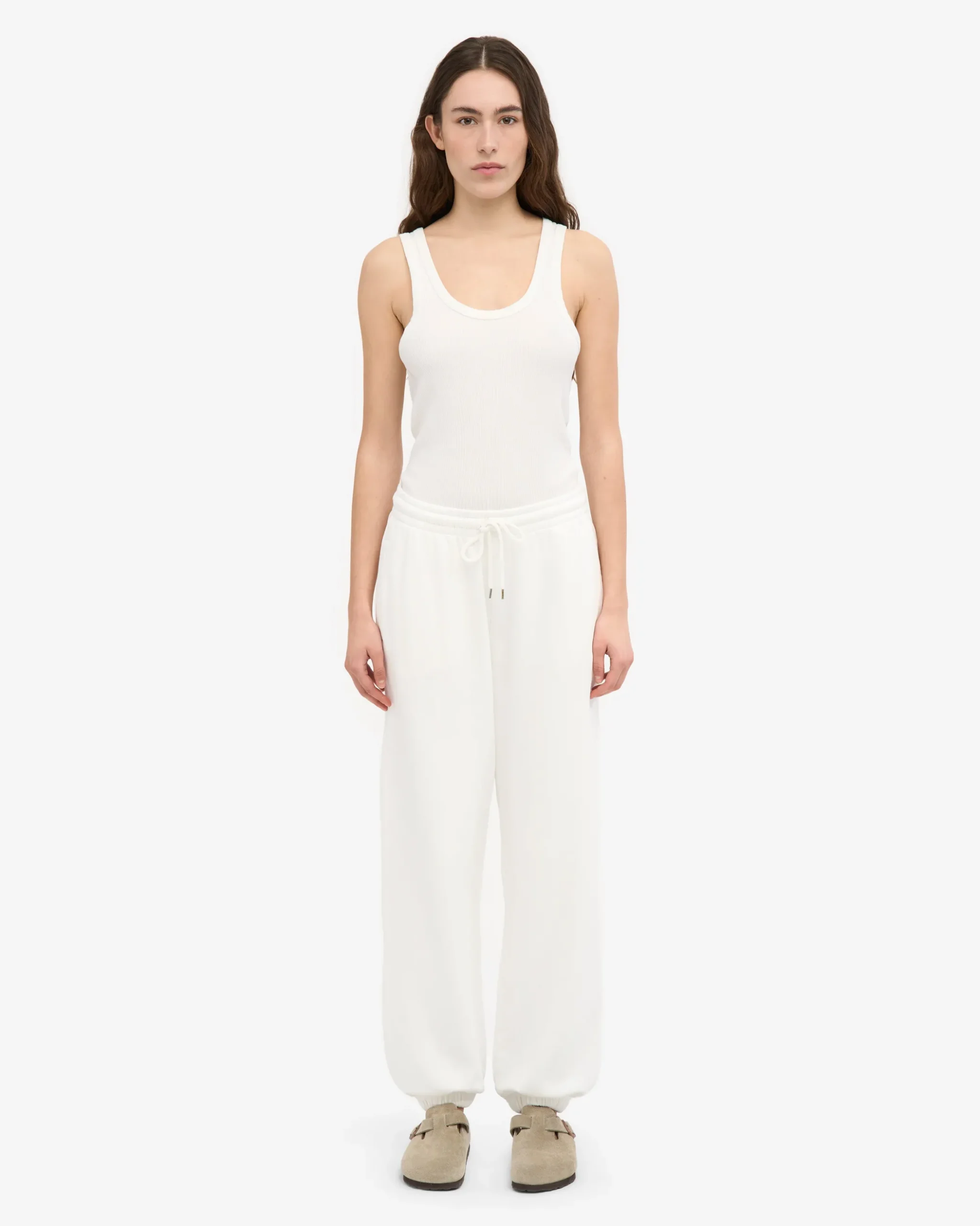 Organic Relaxed Sweatpants - Optical White