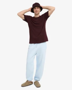Organic Relaxed Sweatpants - Polar Blue