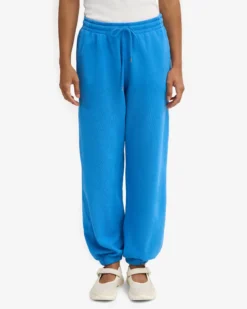 Organic Relaxed Sweatpants - Pacific Blue