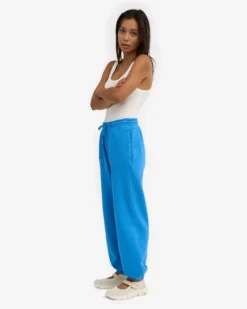 Organic Relaxed Sweatpants - Pacific Blue
