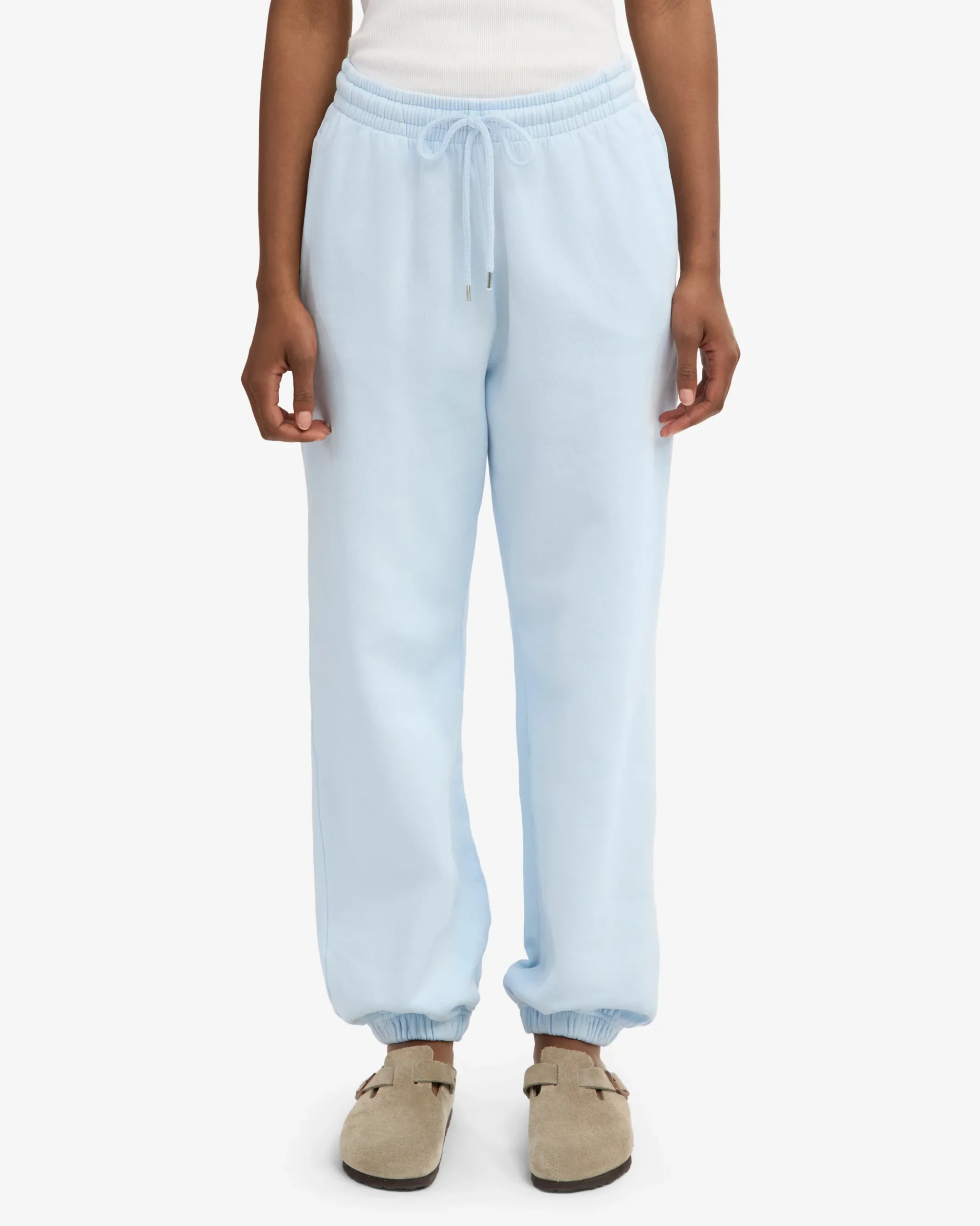 Organic Relaxed Sweatpants - Polar Blue