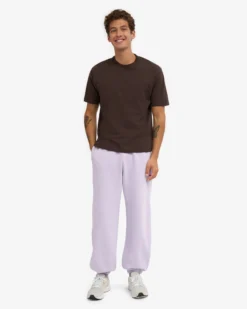 Organic Relaxed Sweatpants - Soft Lavender