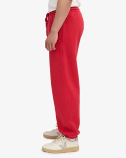 Organic Relaxed Sweatpants - Scarlet Red