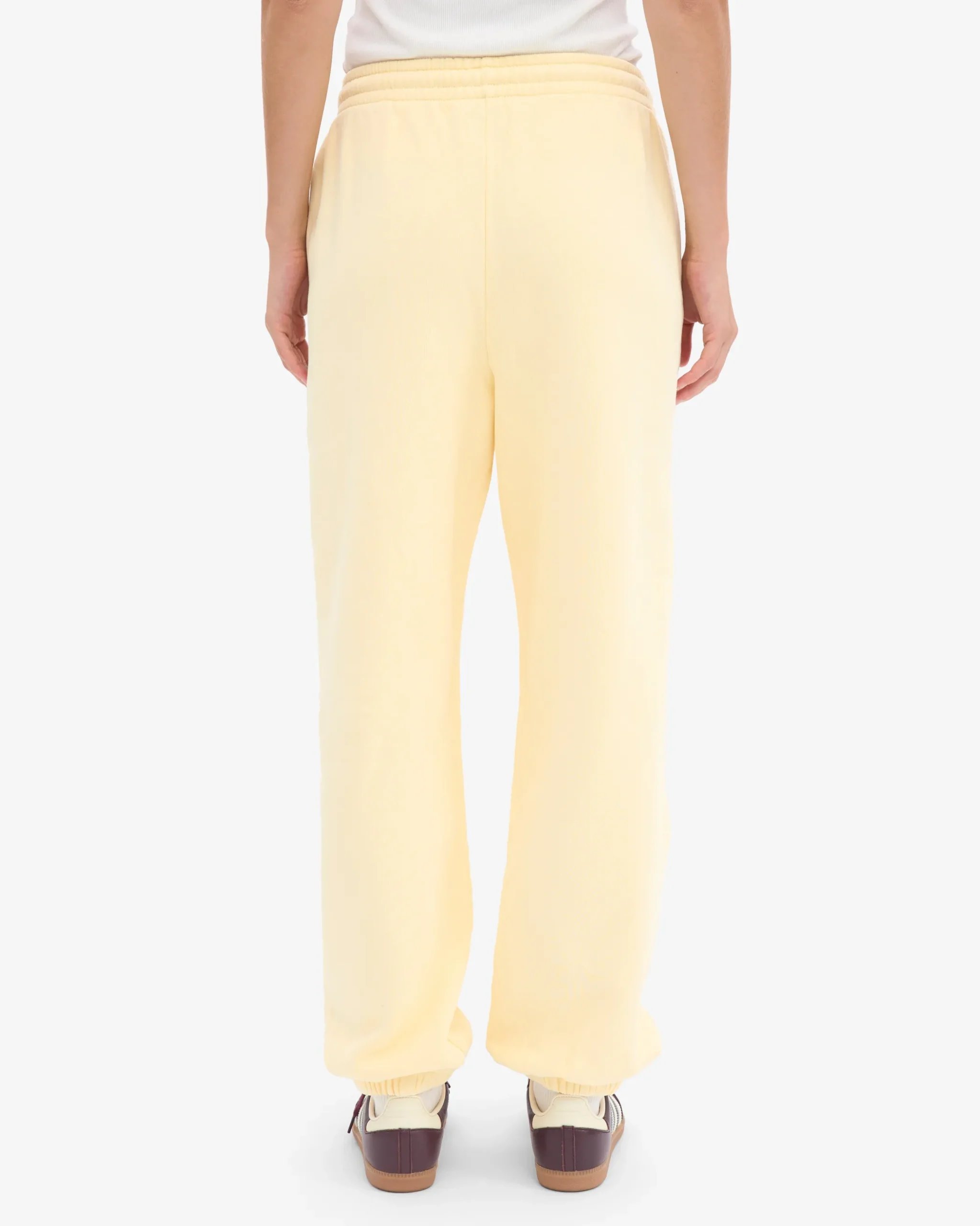 Organic Relaxed Sweatpants - Soft Yellow
