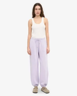 Organic Relaxed Sweatpants - Soft Lavender