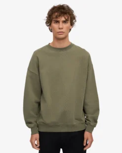 Organic Relaxed Sweatsuit - Dusty Olive