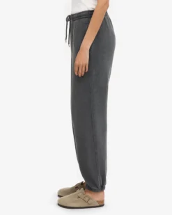 Organic Relaxed Sweatsuit - Faded Black