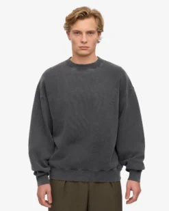 Organic Relaxed Sweatsuit - Faded Black