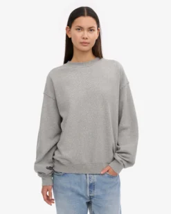 Organic Relaxed Sweatsuit - Heather Grey