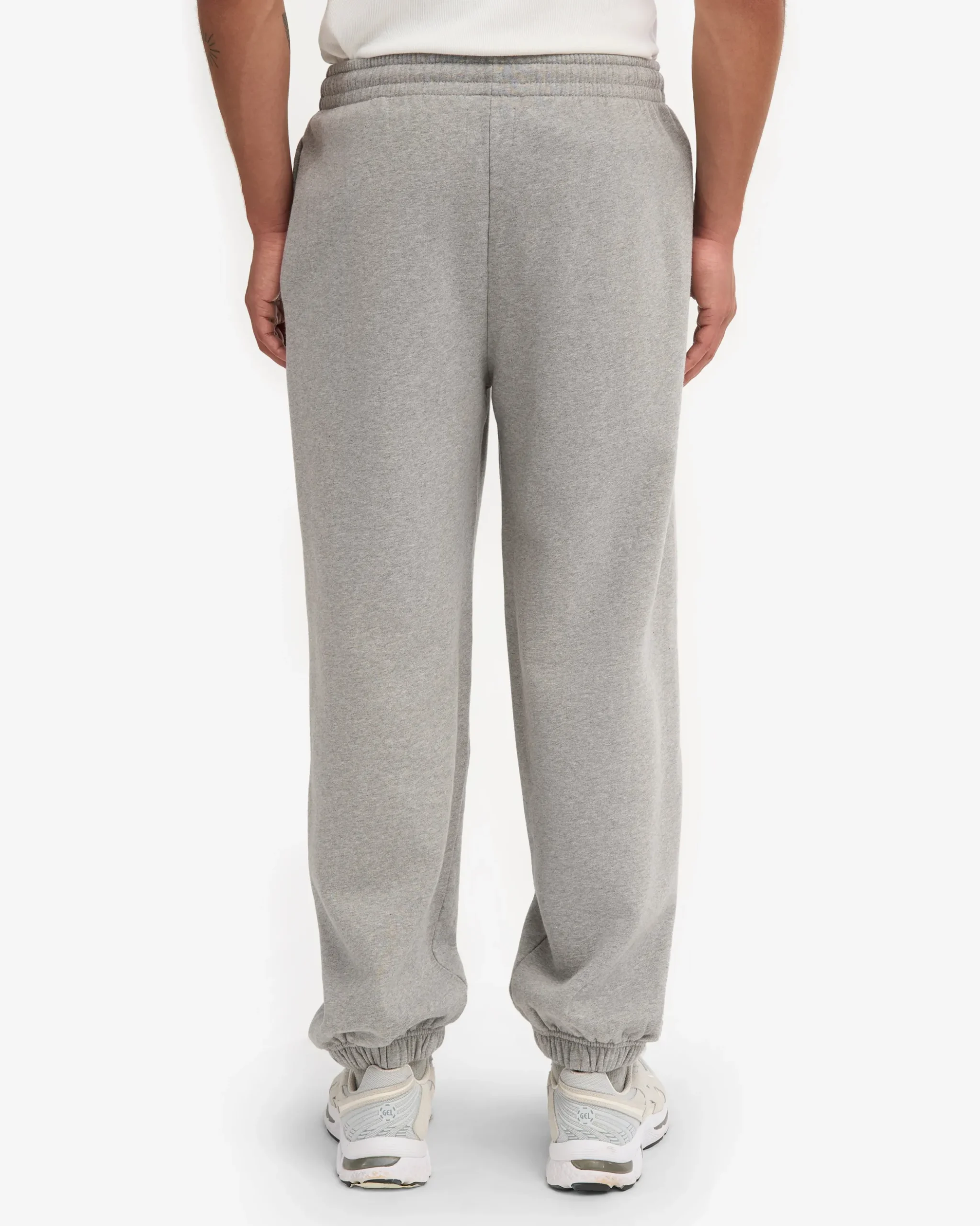 Organic Relaxed Sweatsuit - Heather Grey