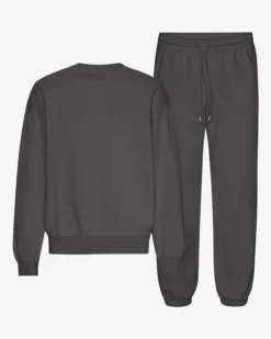 Organic Relaxed Sweatsuit - Lava Grey