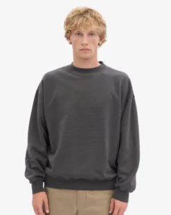 Organic Relaxed Sweatsuit - Lava Grey
