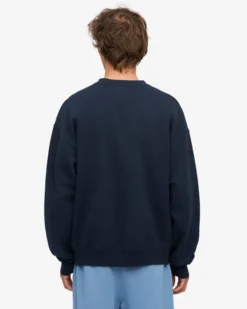 Organic Relaxed Sweatsuit - Navy Blue