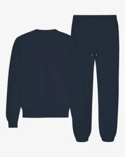 Organic Relaxed Sweatsuit - Navy Blue