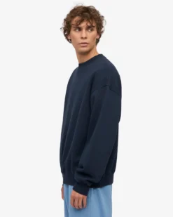 Organic Relaxed Sweatsuit - Navy Blue