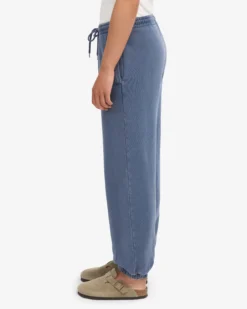 Organic Relaxed Sweatsuit - Neptune Blue