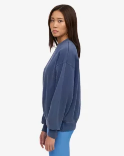 Organic Relaxed Sweatsuit - Neptune Blue