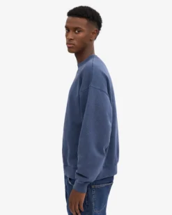 Organic Relaxed Sweatsuit - Neptune Blue