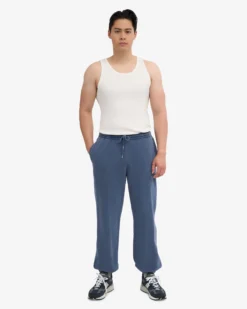 Organic Relaxed Sweatsuit - Neptune Blue