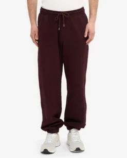 Organic Relaxed Sweatsuit - Oxblood Red