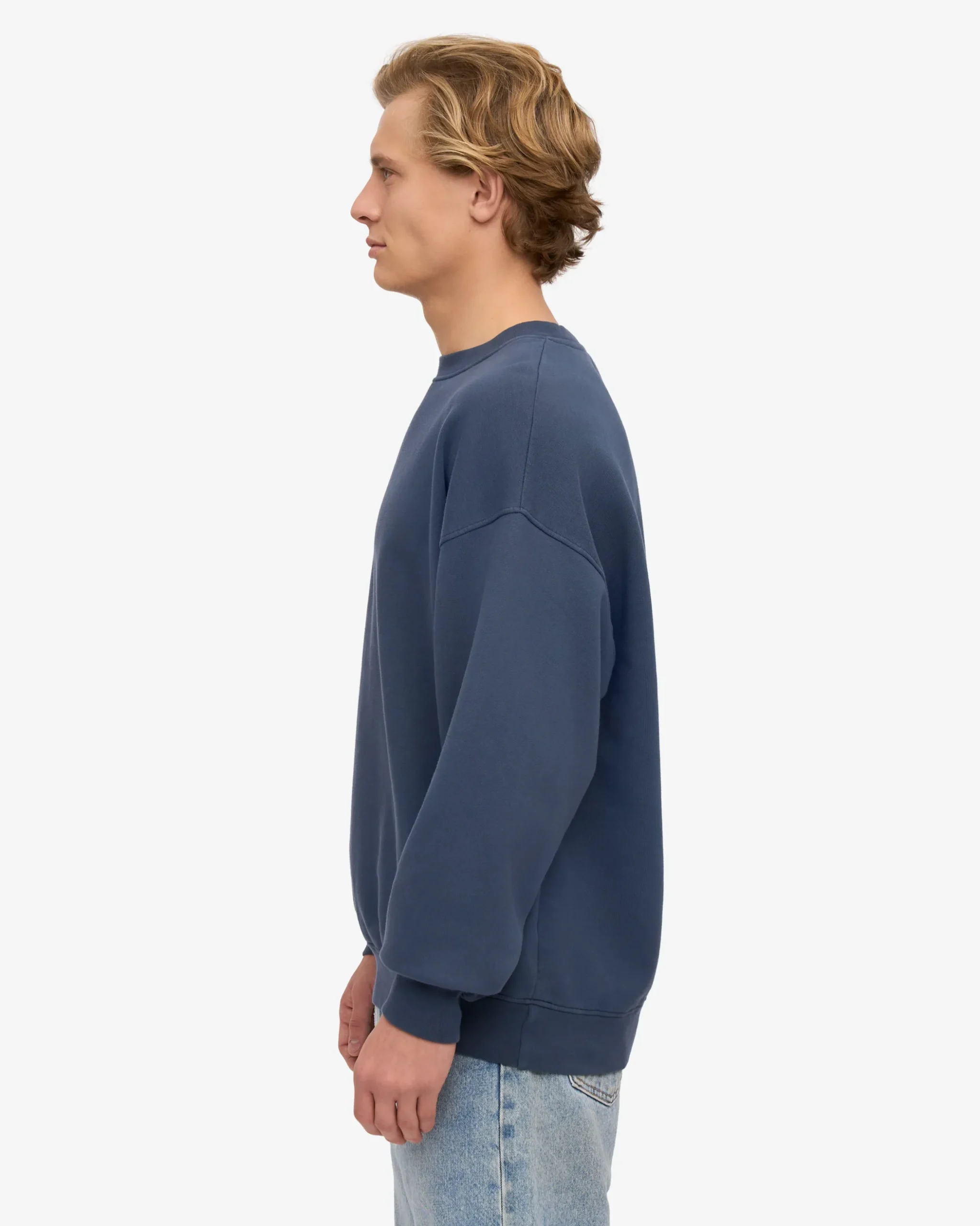 Organic Relaxed Sweatsuit - Petrol Blue