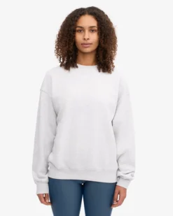 Organic Relaxed Sweatsuit - Snow Melange