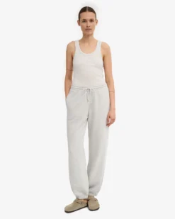 Organic Relaxed Sweatsuit - Snow Melange