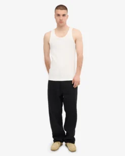 Organic Rib Tank Top - Optical White
