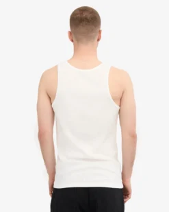 Organic Rib Tank Top - Optical White
