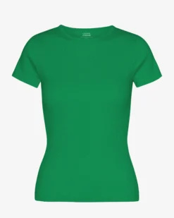 Organic Rib T-Shirt - Kelly Green