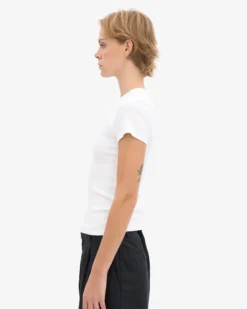 Organic Rib T-Shirt - Optical White