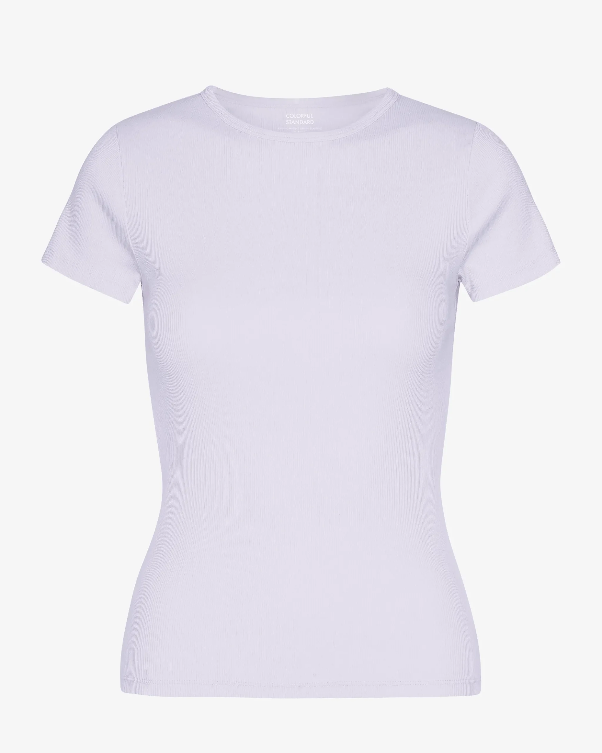Organic Rib T-Shirt - Soft Lavender