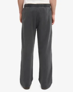 Organic Straight Leg Sweatpants - Faded Black