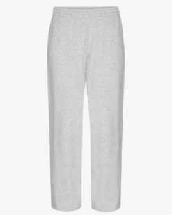 Organic Straight Leg Sweatpants - Snow Melange