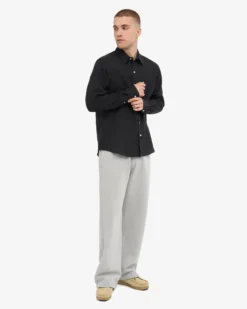 Organic Straight Leg Sweatpants - Faded Grey