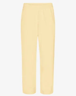 Organic Straight Leg Sweatpants - Soft Yellow
